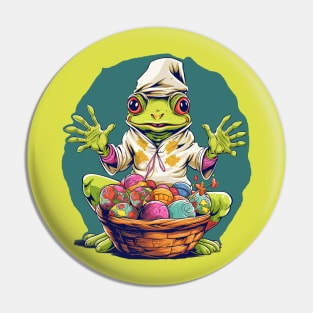 Hoppy Easter Frog Pin