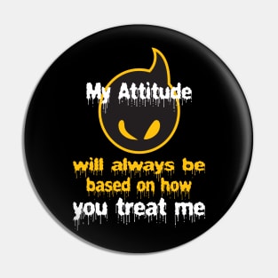 The Yellow Angry Dot T-shirt Pin