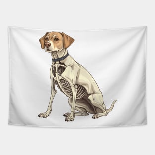 Skeleton Labrador Retriever Dog Tapestry