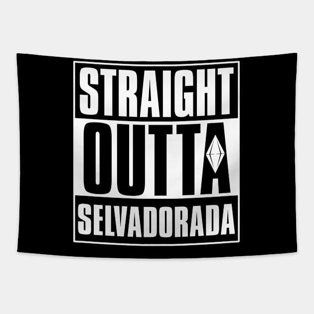 Straight Outta Selvadorada Tapestry by S3_Illustration