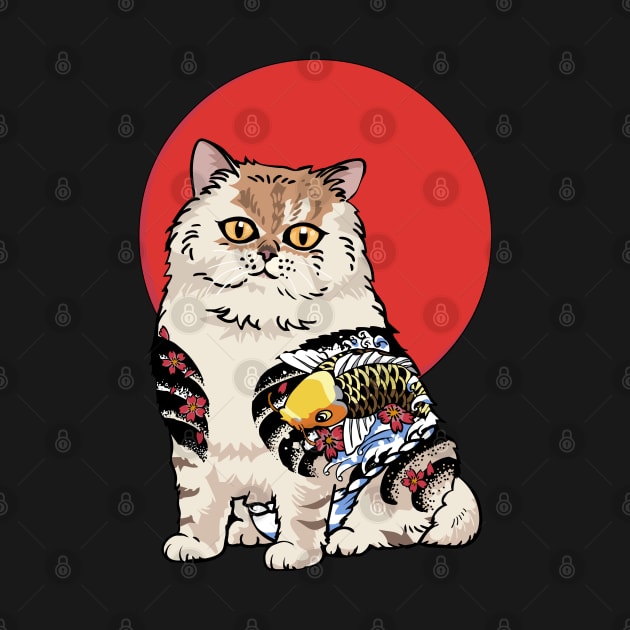 Persian Cat Yakuza by huebucket