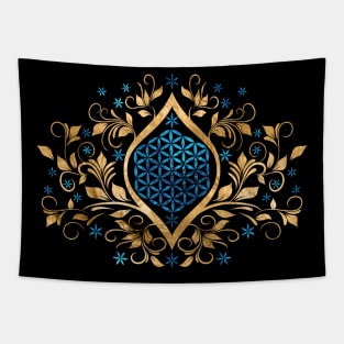 Flower of Life - Eye Swirl Ornament Tapestry