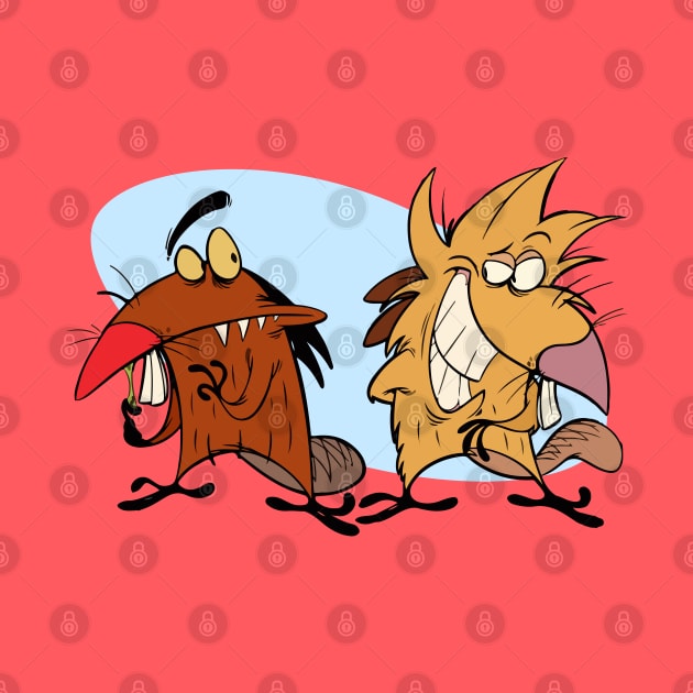 The Angry Beavers - brothers by TheAnchovyman