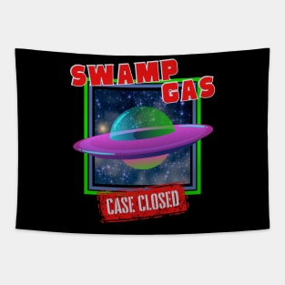 Swamp Gas UFO Case Closed Tapestry