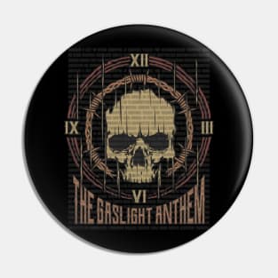 The Gaslight Anthem Vintage Skull Pin