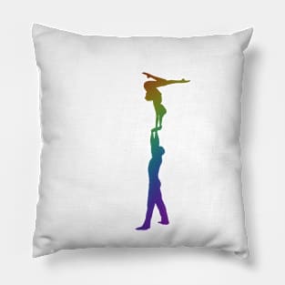 Acrobatic mixed-pair Pillow