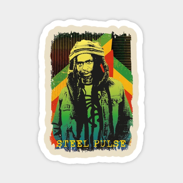 Steel Pulse Magnet by HAPPY TRIP PRESS