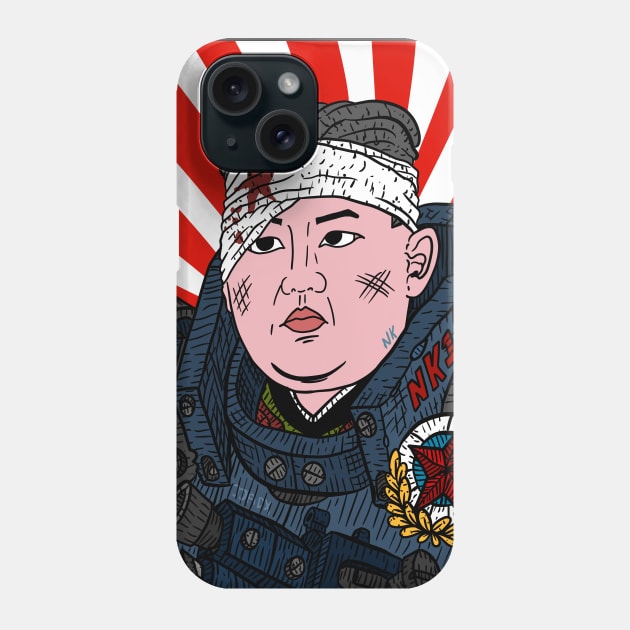 space marine kim young un. funny north korean art. Phone Case by JJadx