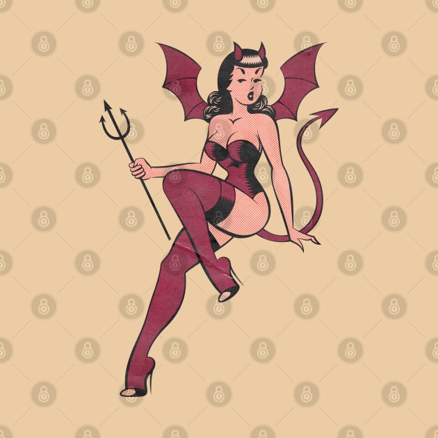 Lowbrow Devil Woman Gertrude by OldSalt