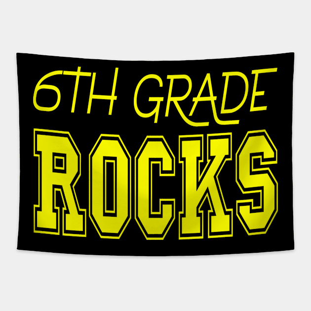 6th Grade Rocks Tapestry by PeppermintClover