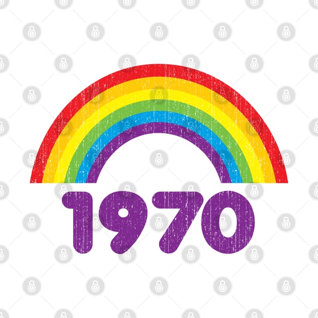 1970 Rainbow by DetourShirts