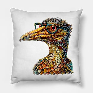 Sea Smart Specs: The Cormorant Connoisseur! Pillow