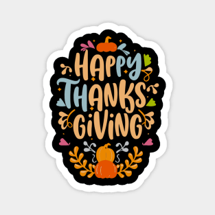 Happy Thanksgiving Magnet