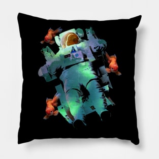 astronaut of the deep sea Pillow