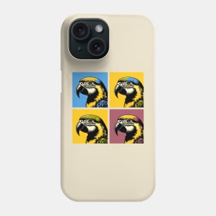 Pop Yellow-headed amazon Art - Cool Birds Phone Case