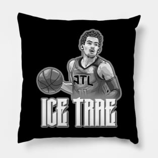 cool ice trae gray Pillow