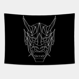 Akuma minimalism white Tapestry