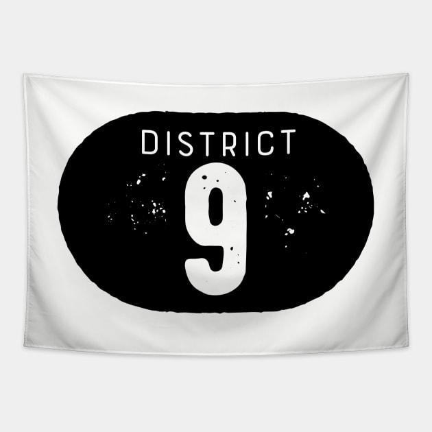 District 9 Tapestry by OHYes