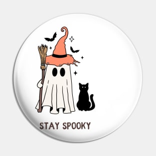 Halloween shirt stay spooky Pin