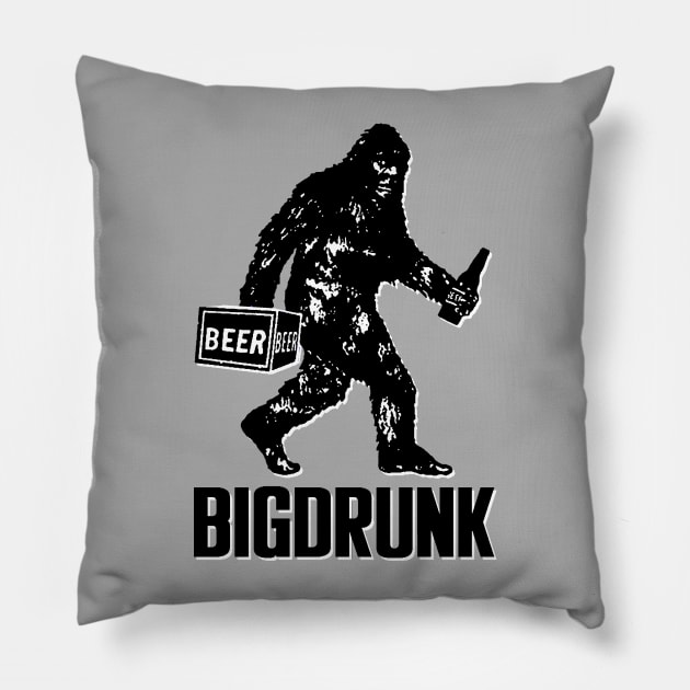 BIG DRUNK Pillow by thedeuce