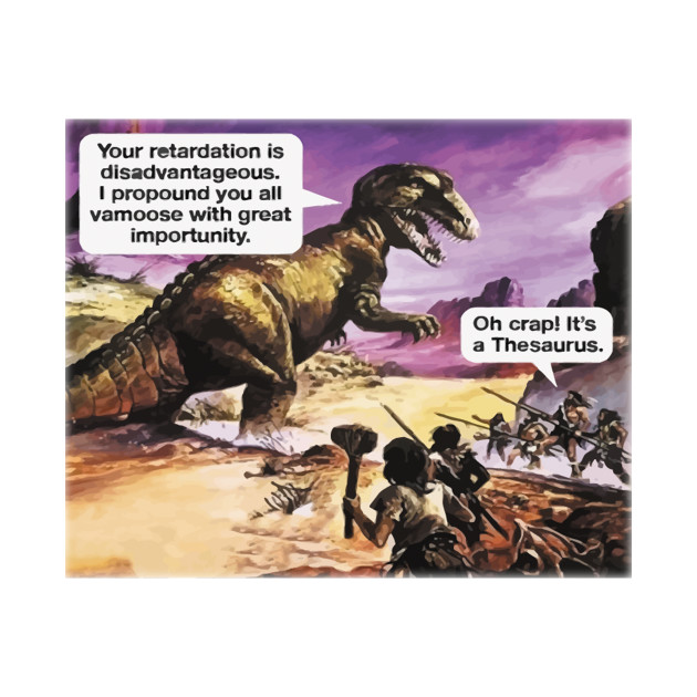 Thesaurus Rex - Thesaurus - T-Shirt | TeePublic