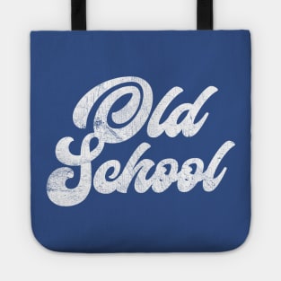 OLD SCHOOL / Retro Style Original Design Tote