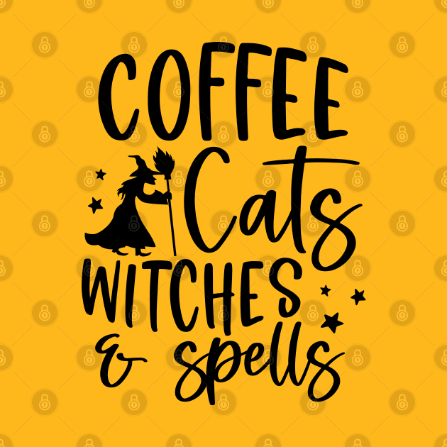 Coffee Cats Witches & Spells by Matt's Wild Designs