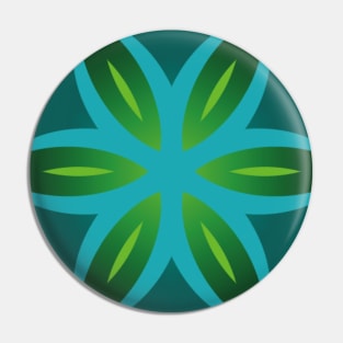 Nice Green Graphic Pin