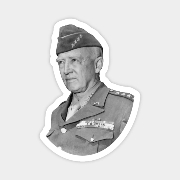 General Patton Magnet by warishellstore