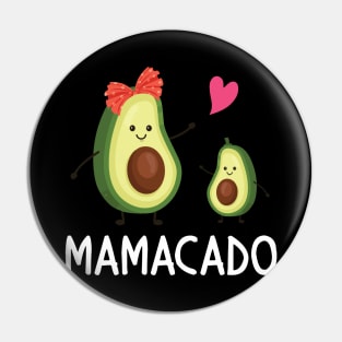 Mamacado Avocados Dancing Happy Mother Mommy Son Daughter Pin