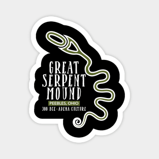 The Great Serpent Mound Magnet