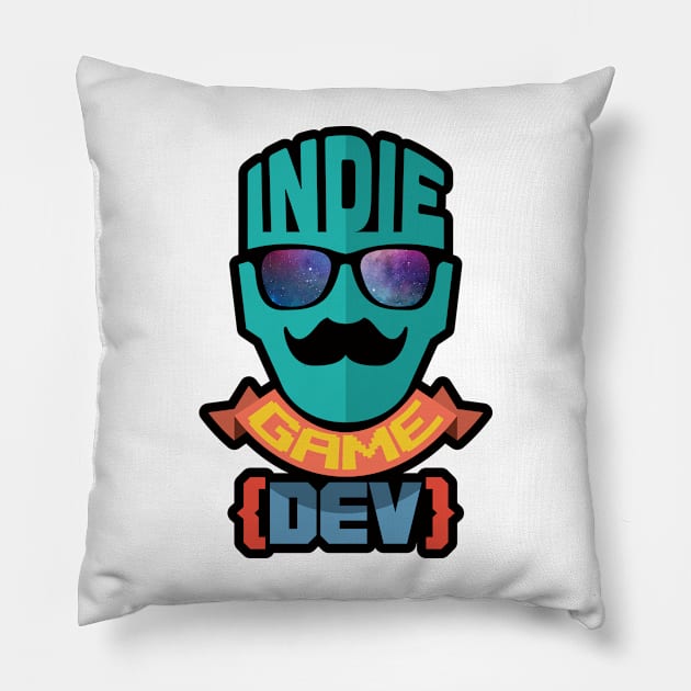 Indie Game Dev Boy Pillow by Silurostudio