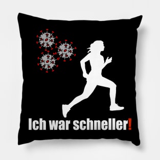 Ich war schneller! Pillow