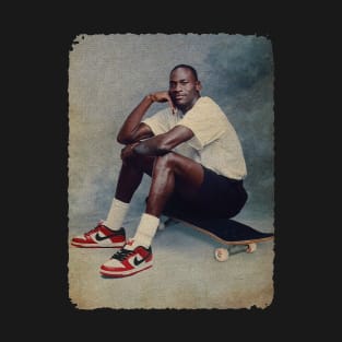 Michael Jordan in Skateboard Vintage T-Shirt