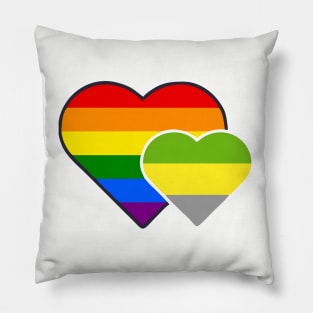 Lithromantic Double Heart Pillow