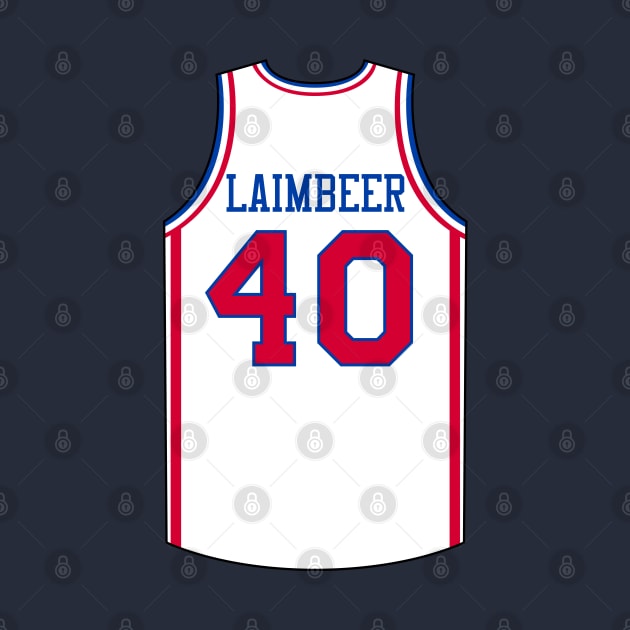 Bill Laimbeer Detroit Jersey Qiangy by qiangdade