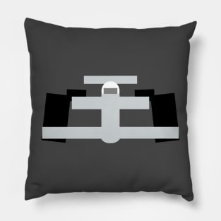 Formula racing driver - Silver Arrow Pillow