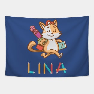 Enrollment Cat Lina Tapestry