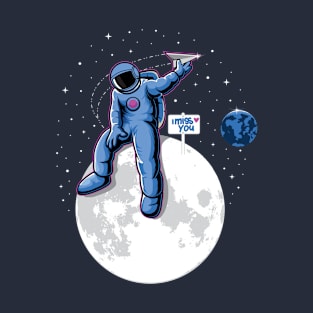 Astronaut Missing Earth T-Shirt