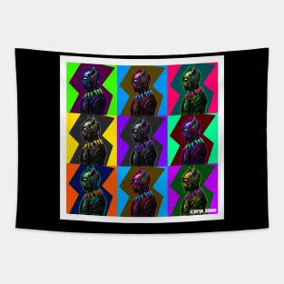 Rainbow panthers Tapestry