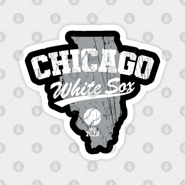 Chicago, Illinois - The Sox - 2023 Magnet by Nagorniak