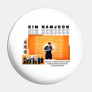 Kpop Designs RM BTS Pin