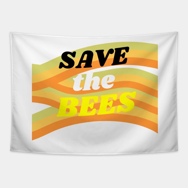 Save The Bees Tapestry by stickersbyjori