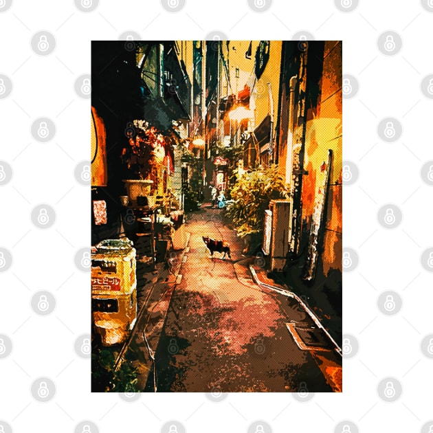 Japan Streets by syanart