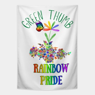 Green Thumb, Rainbow Pride - Gardening Tapestry