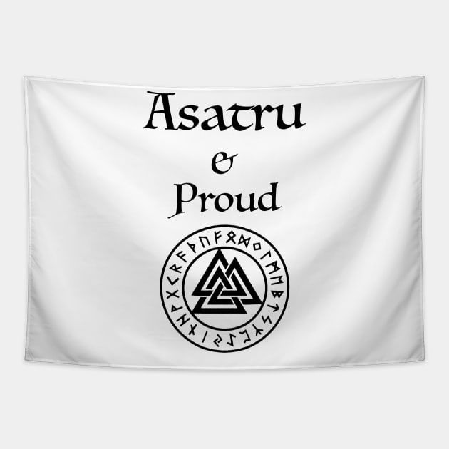 Asatru and Proud Tapestry by NineWorldsDesign