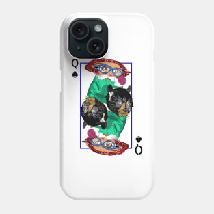 Queen of clubs Phone Case