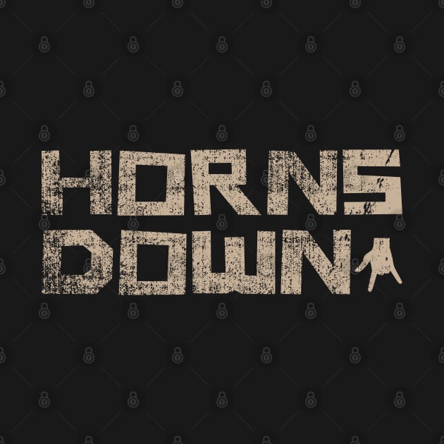 Horns Down Vintage by Zen Cosmos Official