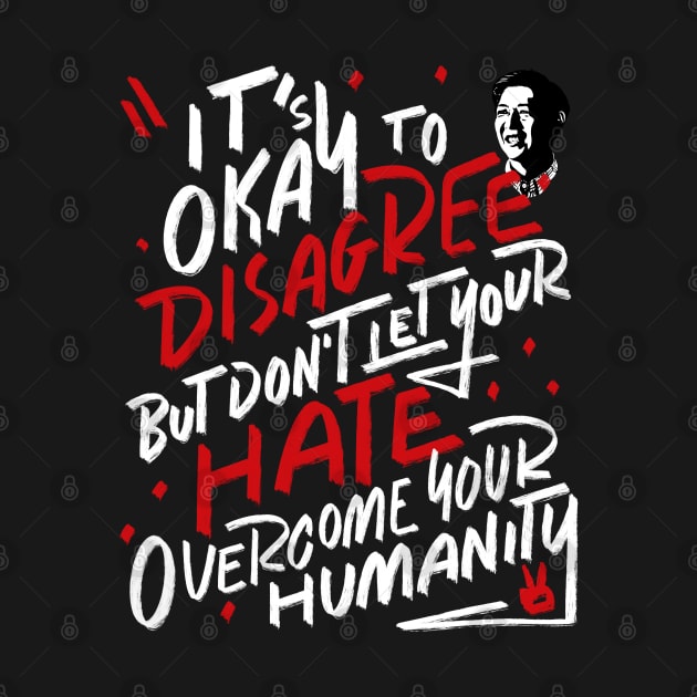 It's Okay To Disagree BBM Inday Sara Uniteam Supporter Philippines Pinoy by teeleoshirts