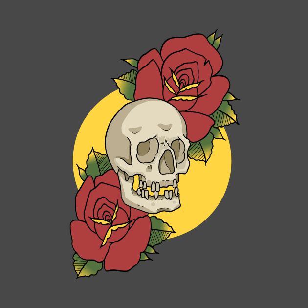 Skull and Roses by Tylos